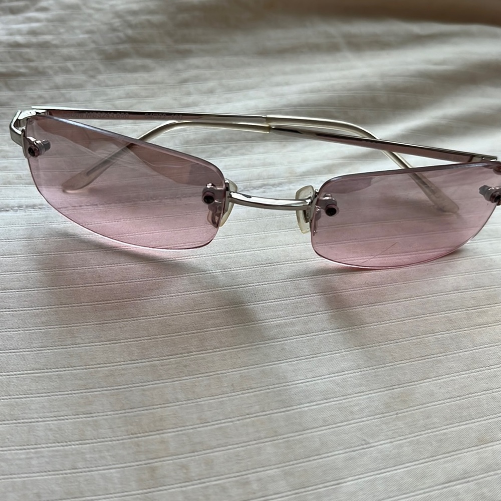 COPY - Vintage Fossil Pink Shade Glasses